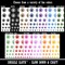 Monk Geometric Palm Temporary Tattoo Water Resistant Fake Body Art Set Collection
